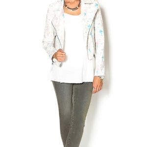 Spring Floral Jean Jacket
